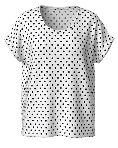 Only - ONLMoster T-Shirt - Cloud Dancer/ Balck Dots